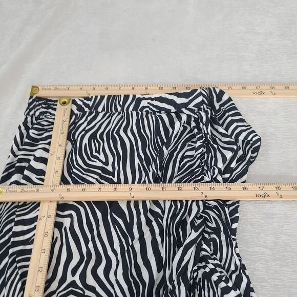 #464 BLUE. Chaser "Lindsey wild thing midi" skirt - Picture 7 of 13